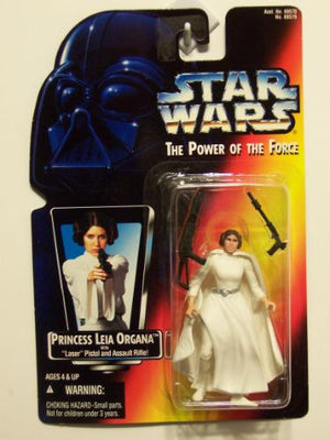 Princess Leia Organa Star Wars POTF Red Card MOC action figure