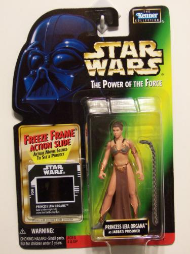 Princess Leia Organa as Jabba's Prisoner Star Wars POTF green card MOC action figure 