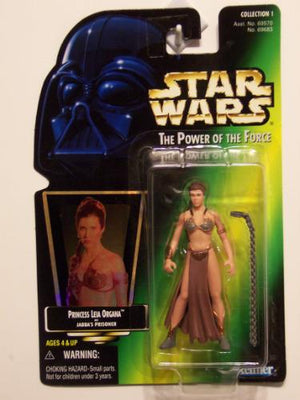 Princess Leia Organa as Jabba's Prisoner Star Wars POTF green card MOC action figure 