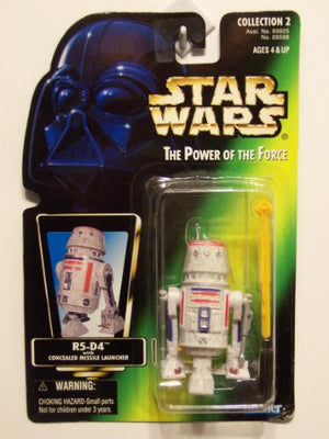 R5-D4 Star Wars POTF green card MOC action figure 