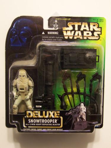 Snowtrooper Deluxe Star Wars POTF green card MOC action figure