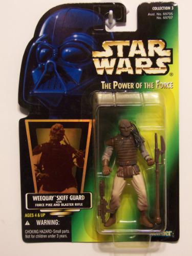 Weequay Skiff Guard Star Wars POTF green card MOC action figure