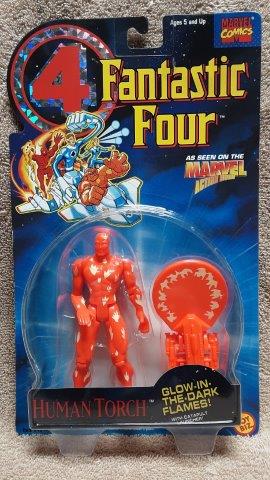 Human Torch - Fantastic Four MOC action figure 1994