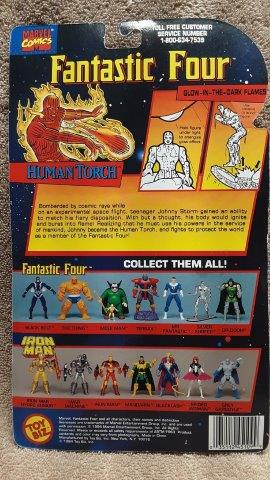 Human Torch - Fantastic Four MOC action figure 1994