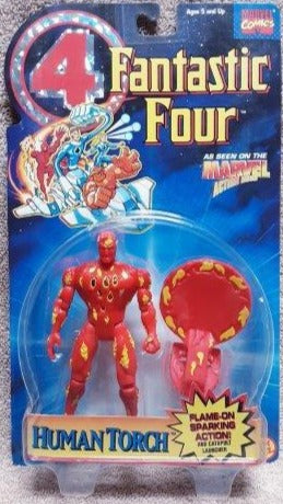 Human Torch - Fantastic Four 1995 MOC action figure