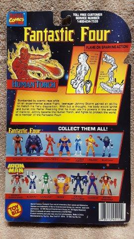 Human Torch - Fantastic Four 1995 MOC action figure