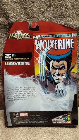 Wolverine - Marvel Legends Silver Anniversary MOC action figure