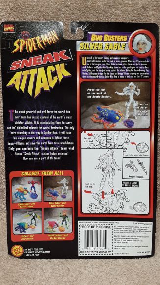 Silver Sable - Spider-Man Sneak Attack MOC action figure 