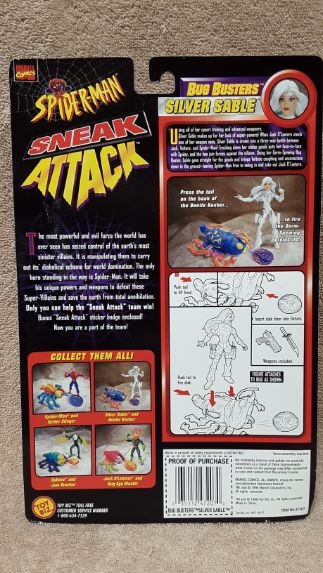 Silver Sable - Spider-Man Sneak Attack MOC action figure 