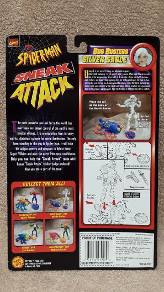 Silver Sable - Spider-Man Sneak Attack MOC action figure