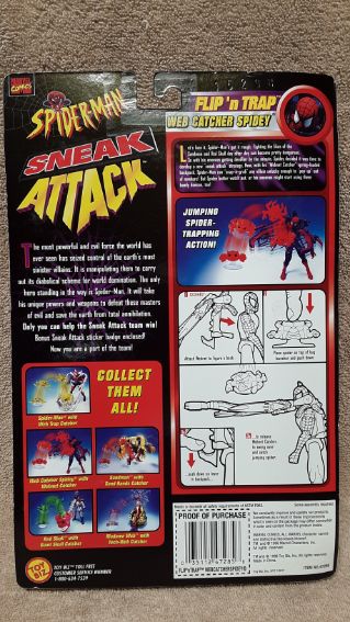 Spider-Man - Flip 'N Trap Web Catcher Spider-Man Sneak Attack MOC action figure