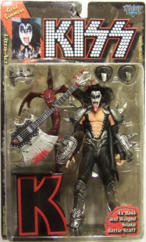 KISS - Gene Simmons with K Stand - KISS MOC Action Figure
