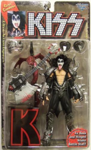 KISS - Gene Simmons with K Stand - KISS MOC Action Figure