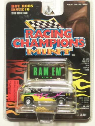 Racing Champions Ram Em 1996 Dodge Ram Issue #6