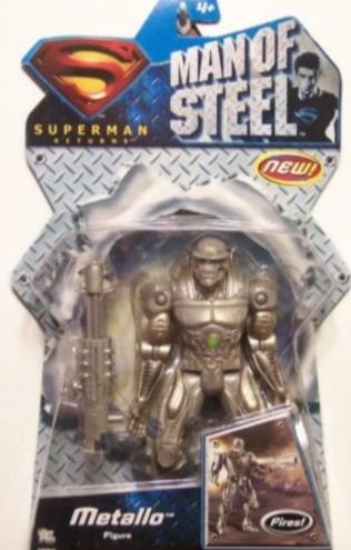 Metallo - Superman Returns Man Of Steel MOC action figure