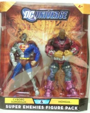 Cyborg Superman And Mongul - DC Universe Classics MOC action figure 2 pack