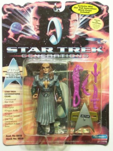 B'Etor - Klingon - Star Trek Generations MOC action figure SN 087492