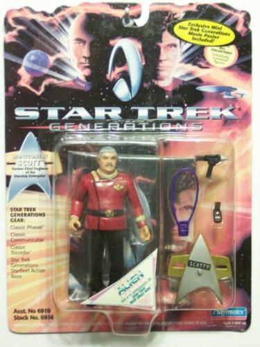 Montgomery Scott - Scotty - Star Trek Generations MOC action figure 