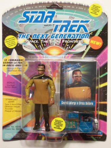 Geordi LaForge In Dress Uniform - Star Trek TNG The Next Generation MOC action figure SN 010083