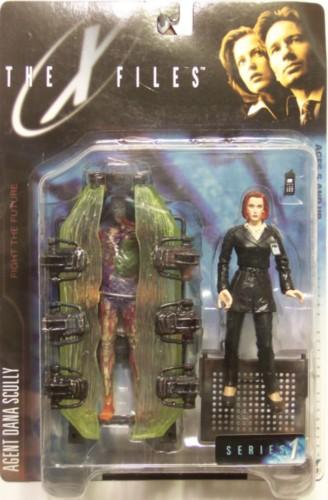 X- file moruda-& fish net - figure doll AGENT MULDER SCULLY