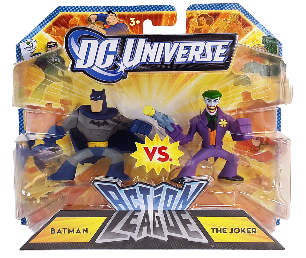 DC Universe Action League Batman vs Joker  MOC action figure https://americastshirtshop.com/products/dc-universe-action-league-batman-vs-joker-moc-action-figure