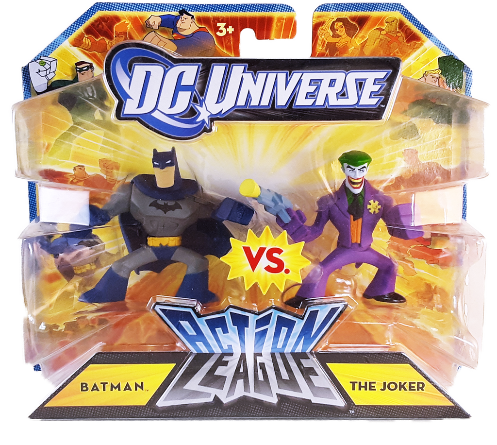 DC Universe Action League Batman vs Joker  MOC action figure https://americastshirtshop.com/products/dc-universe-action-league-batman-vs-joker-moc-action-figure-1