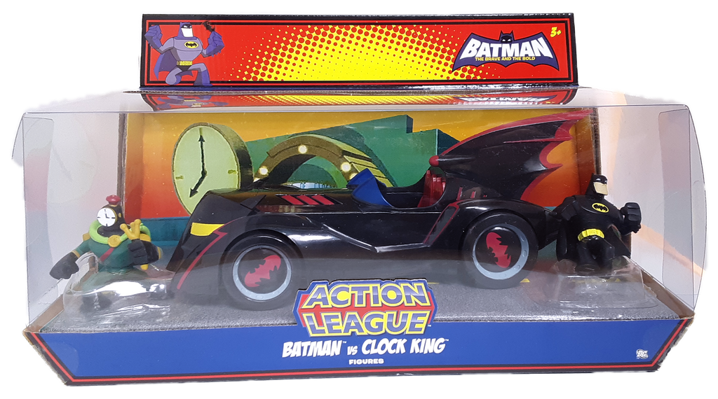 Batman Brave and the Bold Action League Batman vs Clock King MIB action figure set