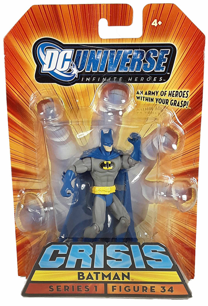 Batman - DC Universe Infinite Heroes Series 1 #34 Blue and Grey MOC action figure