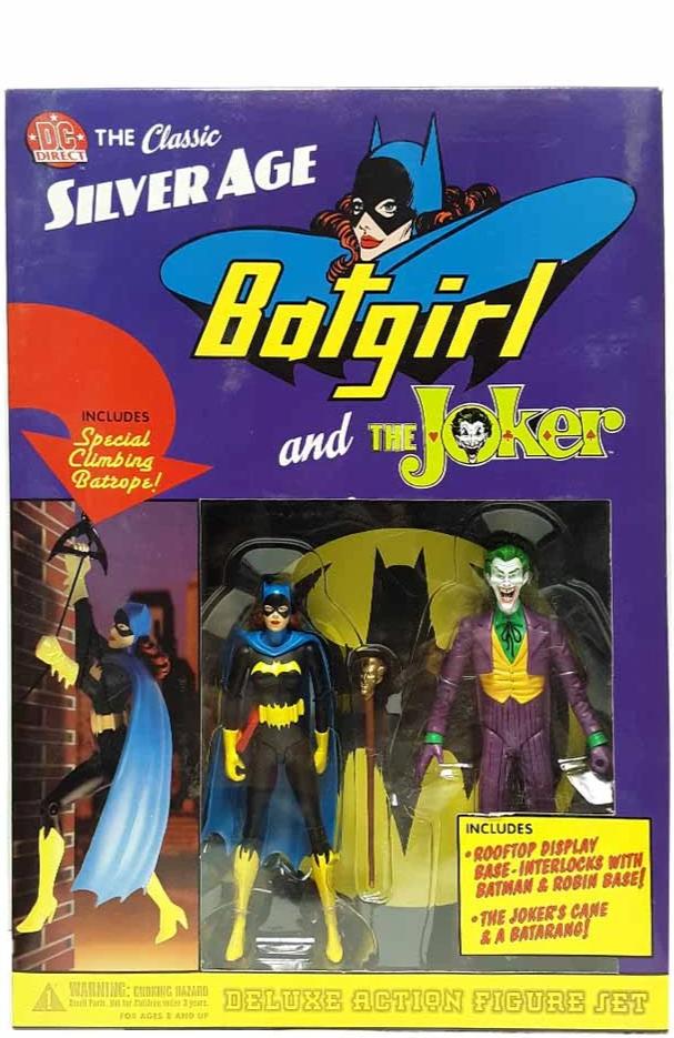 Batgirl and the Joker- Silver Age MIB action figure set