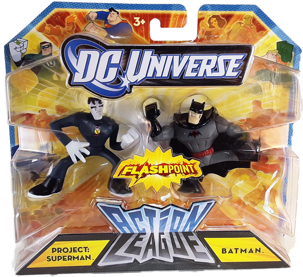 Batman vs Project: Superman DC Universe Flashpoint Action League MOC action figure