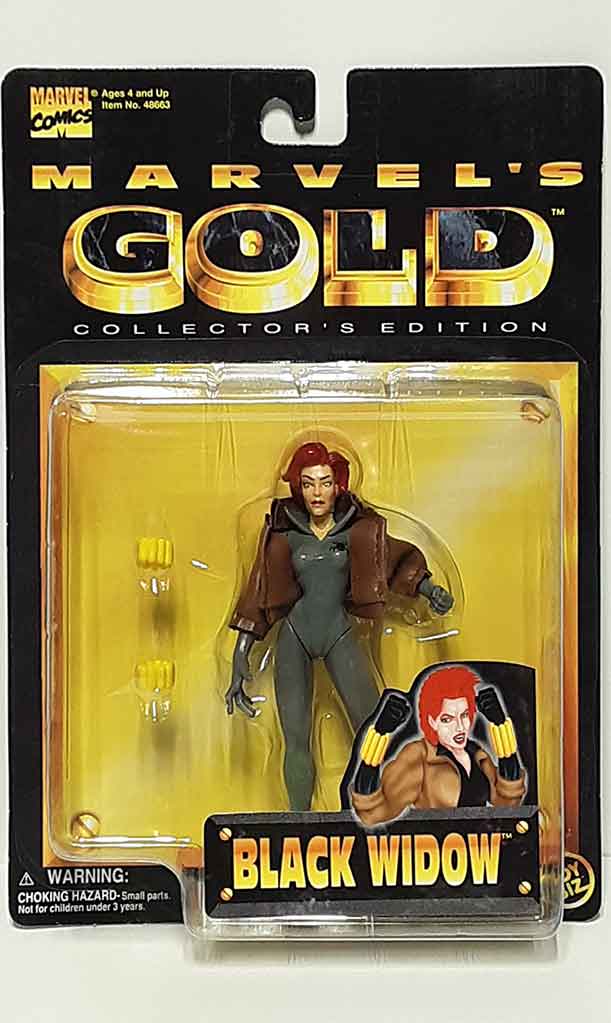 Black Widow - Marvel's Gold MOC Action Figure 2