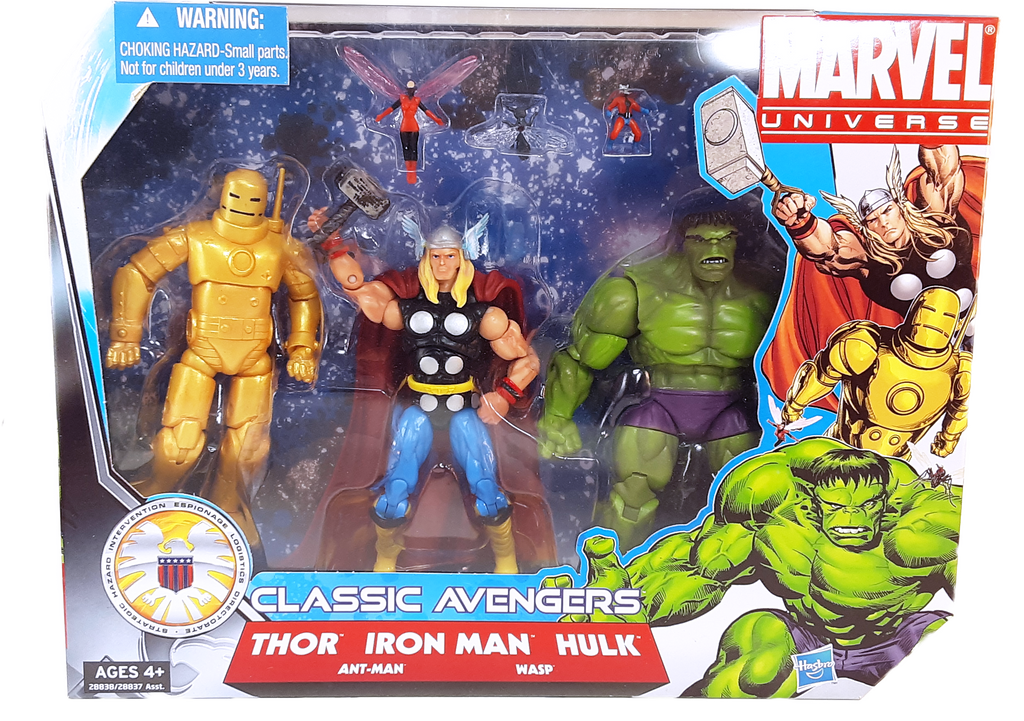 Marvel Universe Classic Avengers MIB action figure set