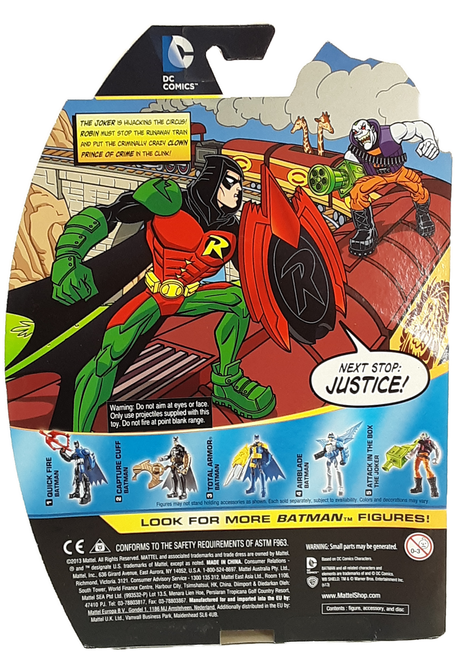 Robin - Batman Disk Attack Robin MOC action figure