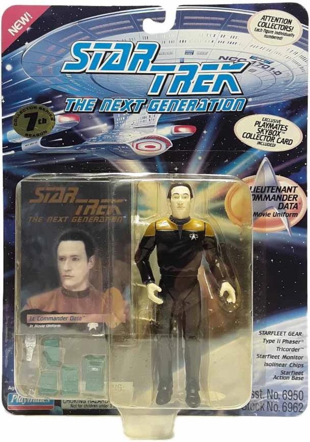 Data - Lieutenant Commander - Star Trek TNG The Next Generation MOC action figure