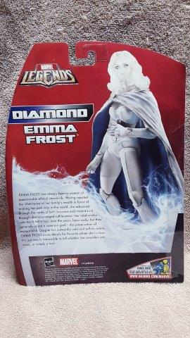 Diamond Emma Frost - Marvel Legends MOC action figure