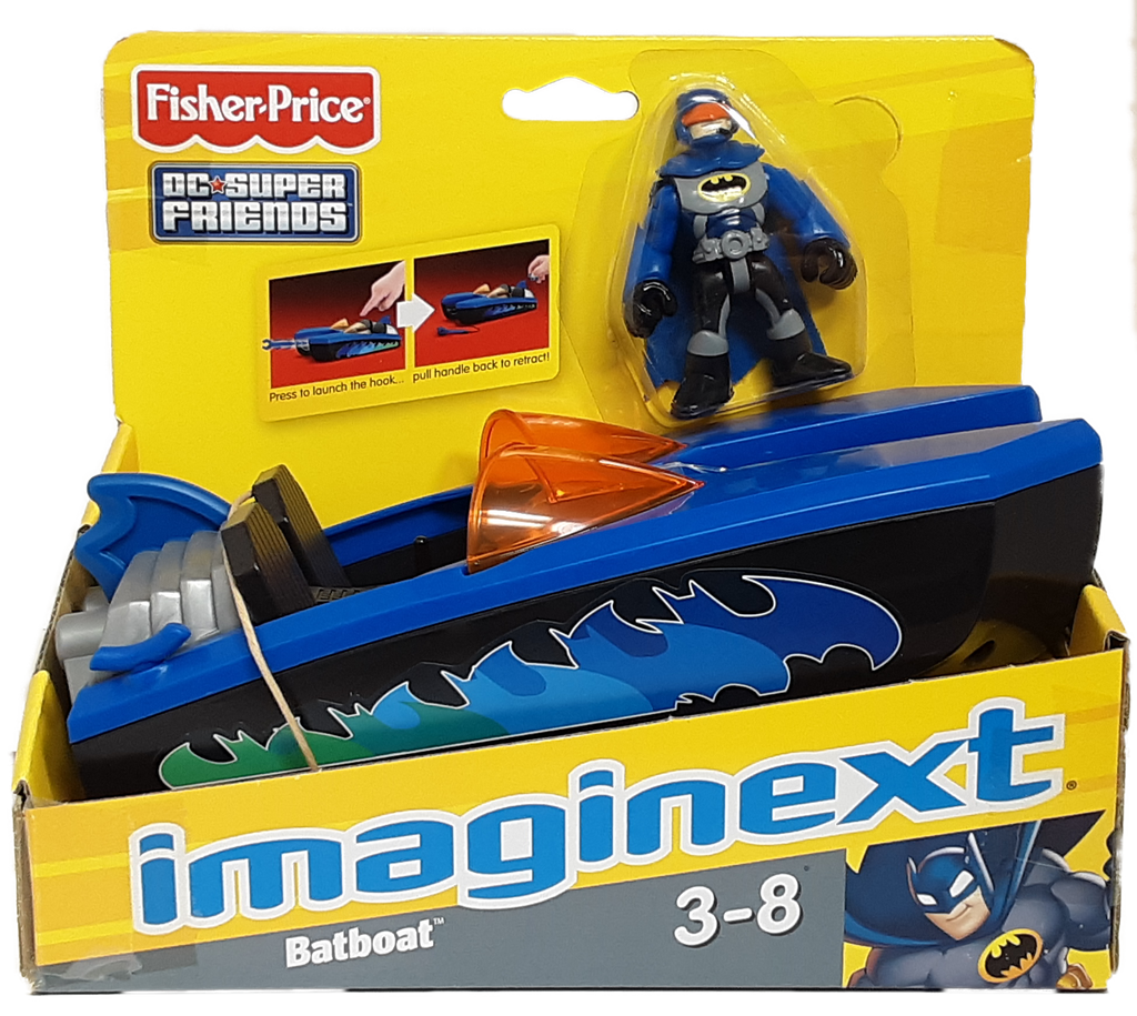 Batman and Batboat Imaginext MOC action figure 1