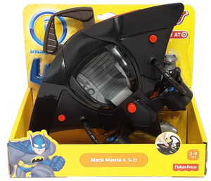 Black Manta and Sub Imaginext MOC action figure