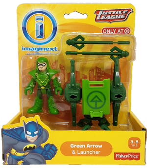 Green Arrow and Launcher Imaginext MOC action figure