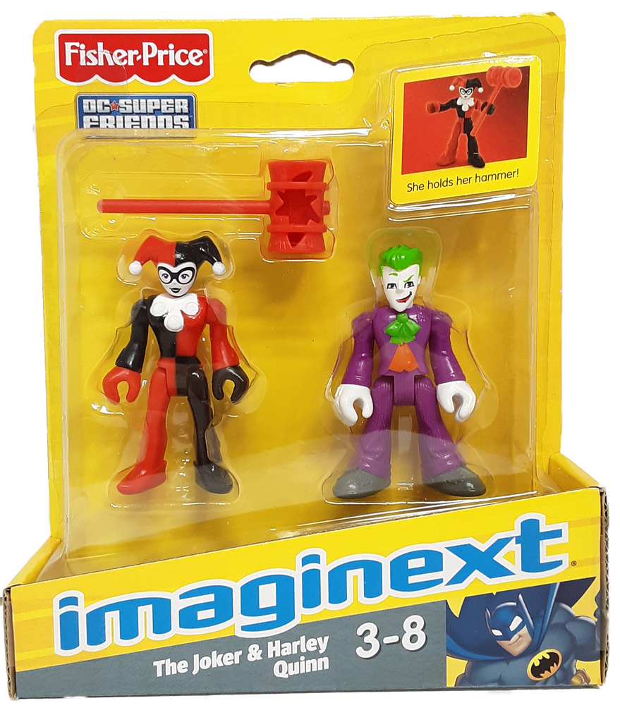 Joker and Harley Quinn Imaginext MOC action figure