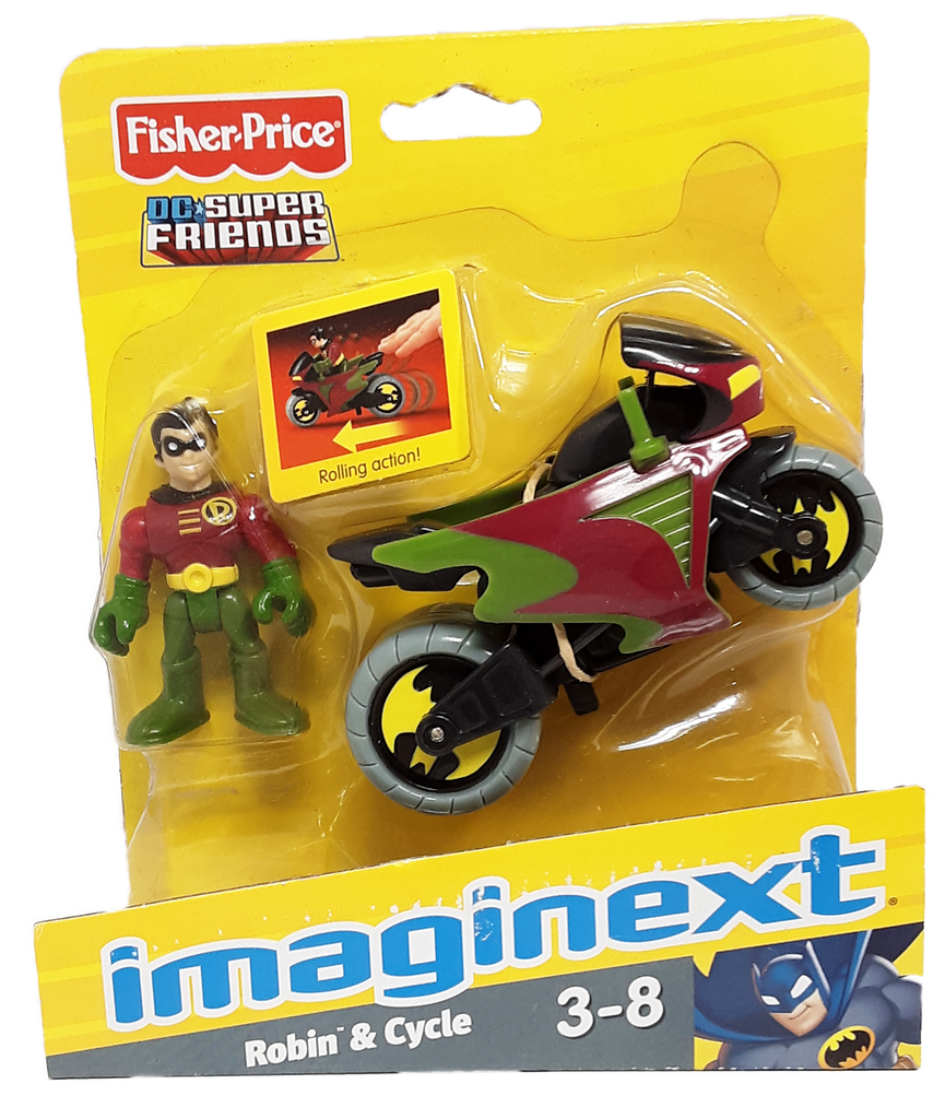 Robin and Cycle Imaginext MOC action figure