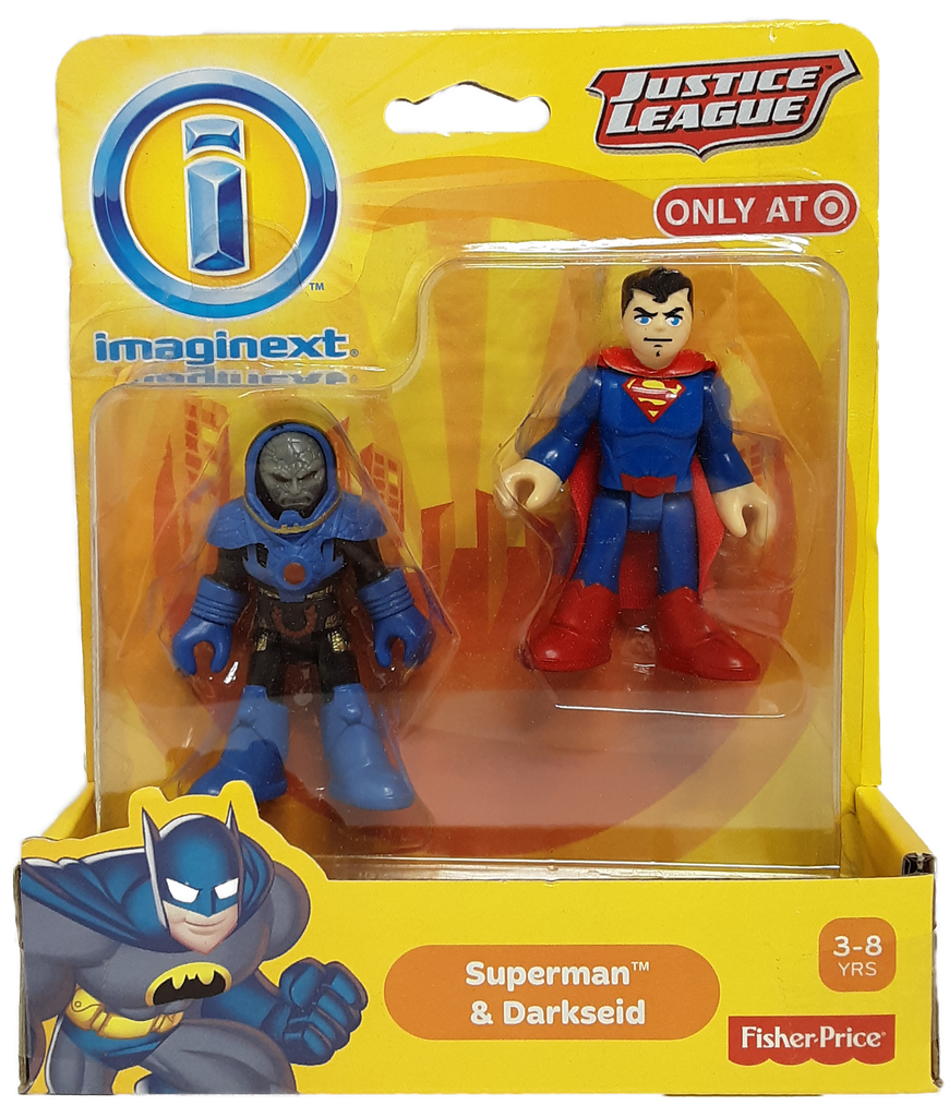 Superman and Darkseid Imaginext MOC action figure