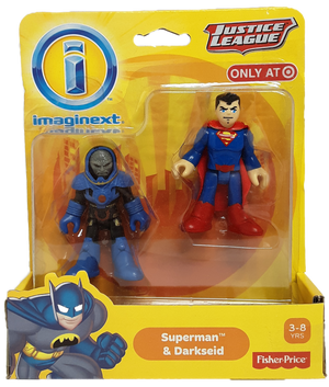 Superman and Darkseid Imaginext MOC action figure