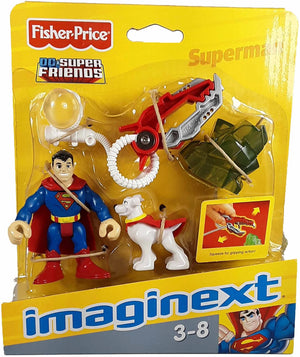 Superman with Krypto Imaginext MOC action figure