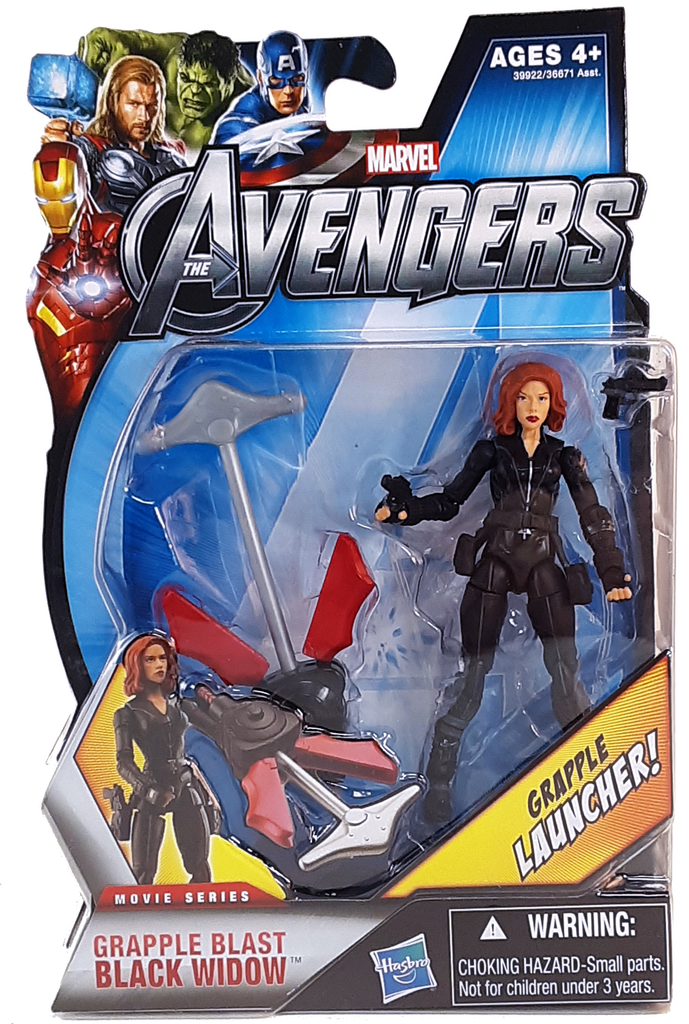 Avengers Grapple Blast Black Widow MOC action figure