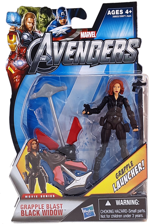 Avengers Grapple Blast Black Widow MOC action figure