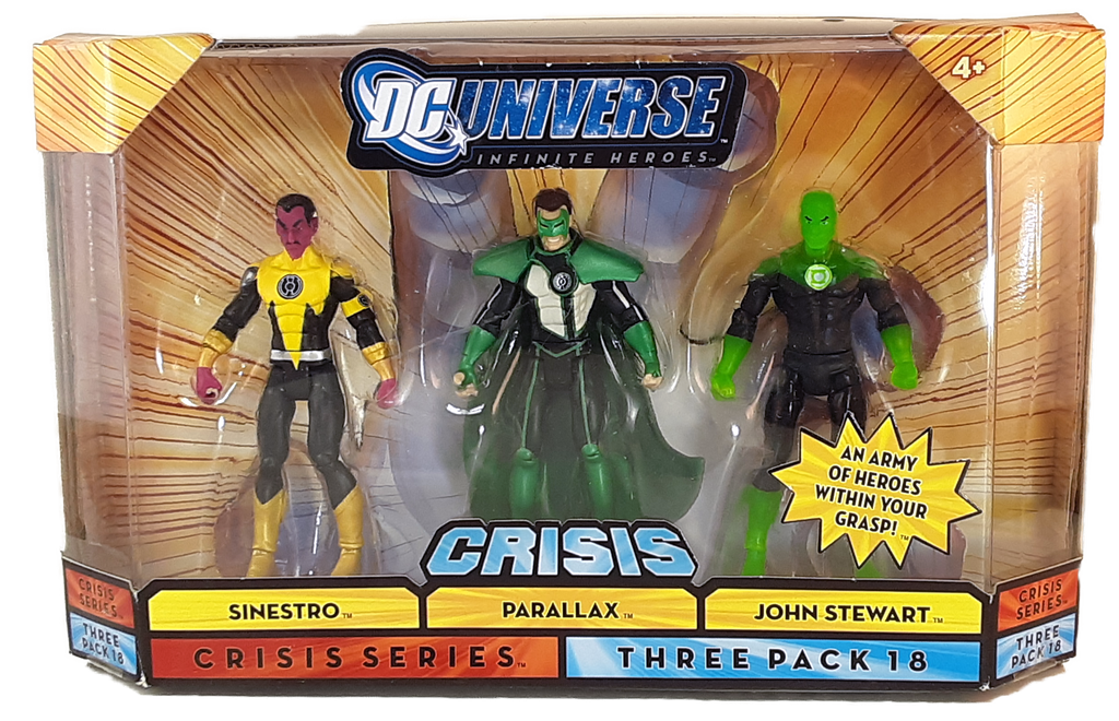 Parallax, Sinestro, John Stewart - DC Universe Infinite Heroes MIB action figure set