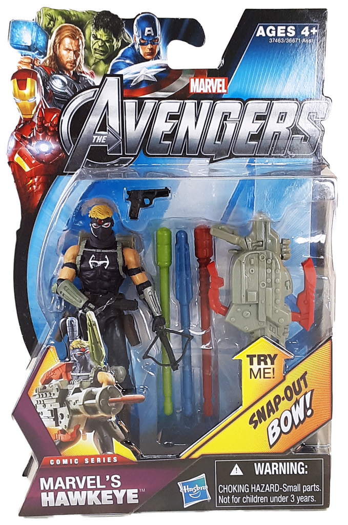 Avengers #5 Hawkeye With Mask and Snap-out Bow MOC action figure