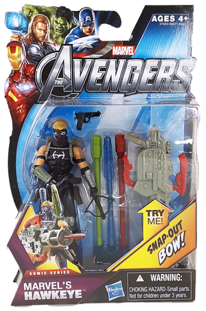 Avengers #5 Hawkeye With Mask and Snap-out Bow MOC action figure