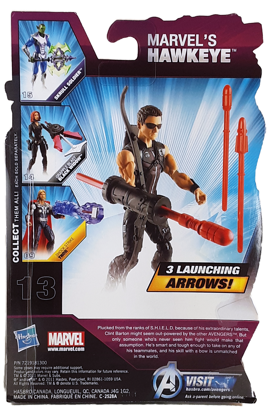 Avengers #13 Hawkeye With Launching Arrows MOC action figure