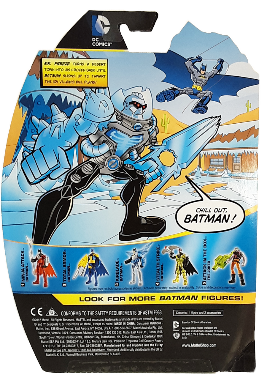 Mr. Freeze - Batman Power Attack Ice Blast Mr. Freeze MOC action figure